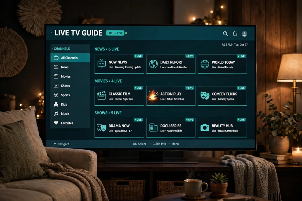 Pluto TV - free legal streaming alternative to NetMirror