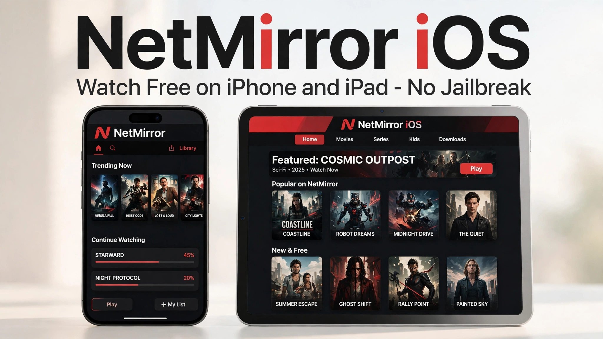 NetMirror iOS – How to Watch on iPhone and iPad NetMirror iOS - Watch Free on iPhone and iPad, No Jailbreak Needed